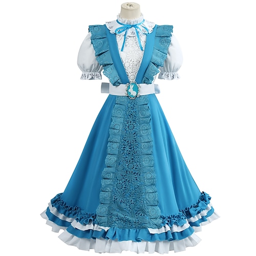 Dienstmädchenkostüm Anime Outfits Videospielkostüme Halloween Karneval Maskerade Party Comic-Konzert Kostüm Für Damen Erwachsene Image