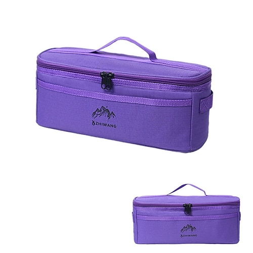 Aufbewahrungstasche für Campingkochgeschirr, tragbarer Outdoor-Küchenorganizer für Töpfe, Schüsseln und Besteck Besteck, multifunktionale Campingausrüstungs-Tragetasche mit Schutzpolsterung Image