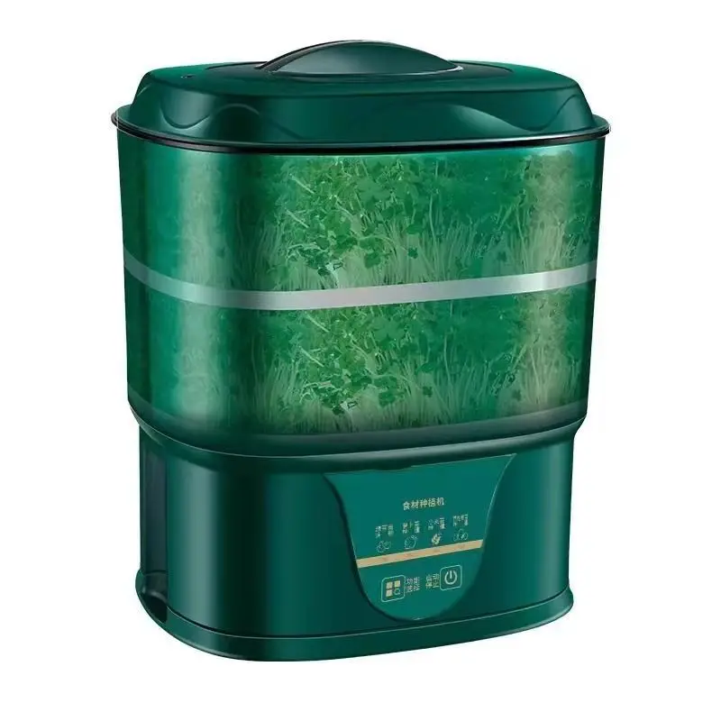 Automatischer Sojasprossenhersteller, thermostatischer Keimgerät für mehrere Bohnen und Samen, Gartengerät für den Innenbereich für organische Sprossen Image