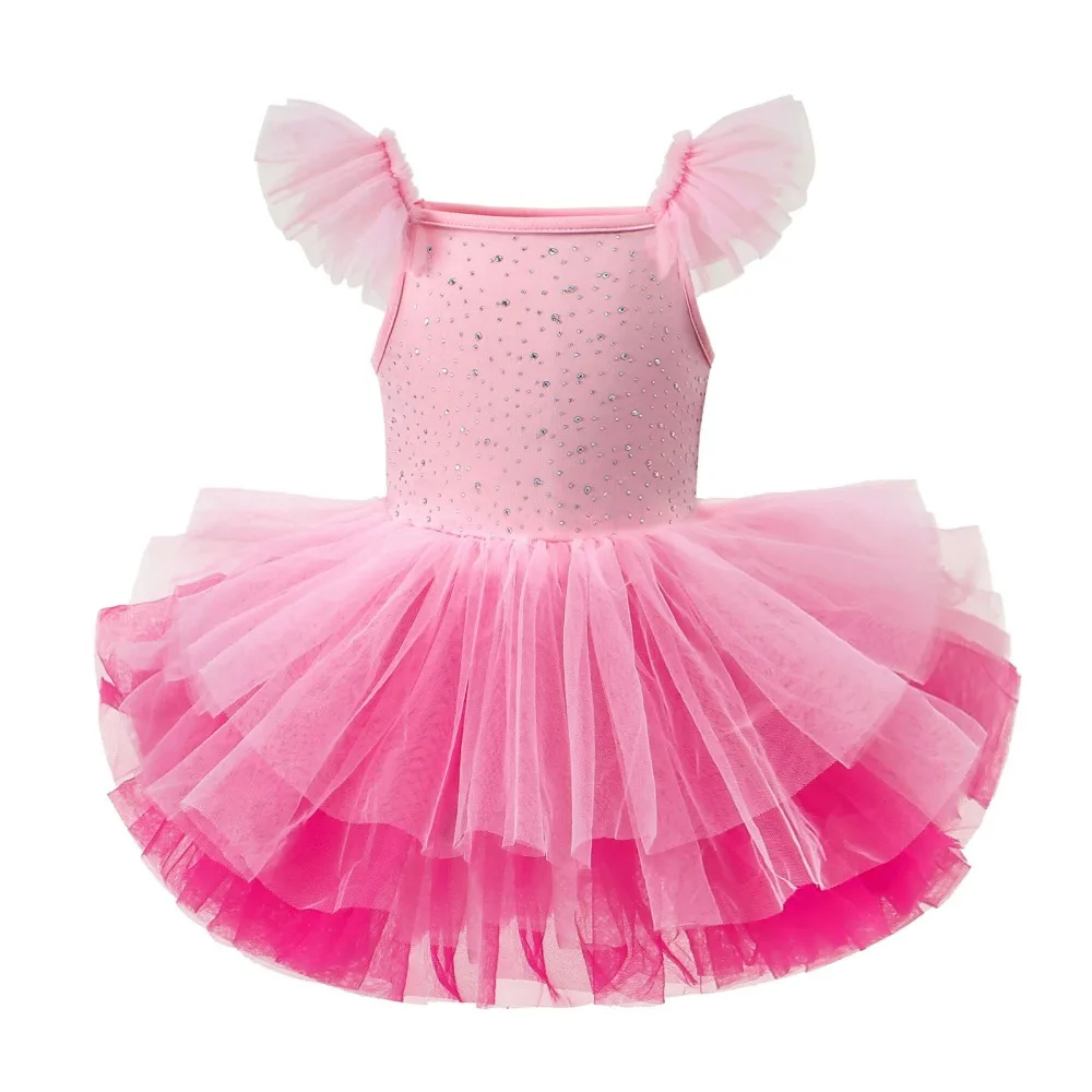 Abbigliamento da ballo estivo Ballerine Abbigliamento per bambini Ginnastica Abito per bambini Tutu Sottile Balletto Abiti per ragazze Abiti Body da balletto per ragazza