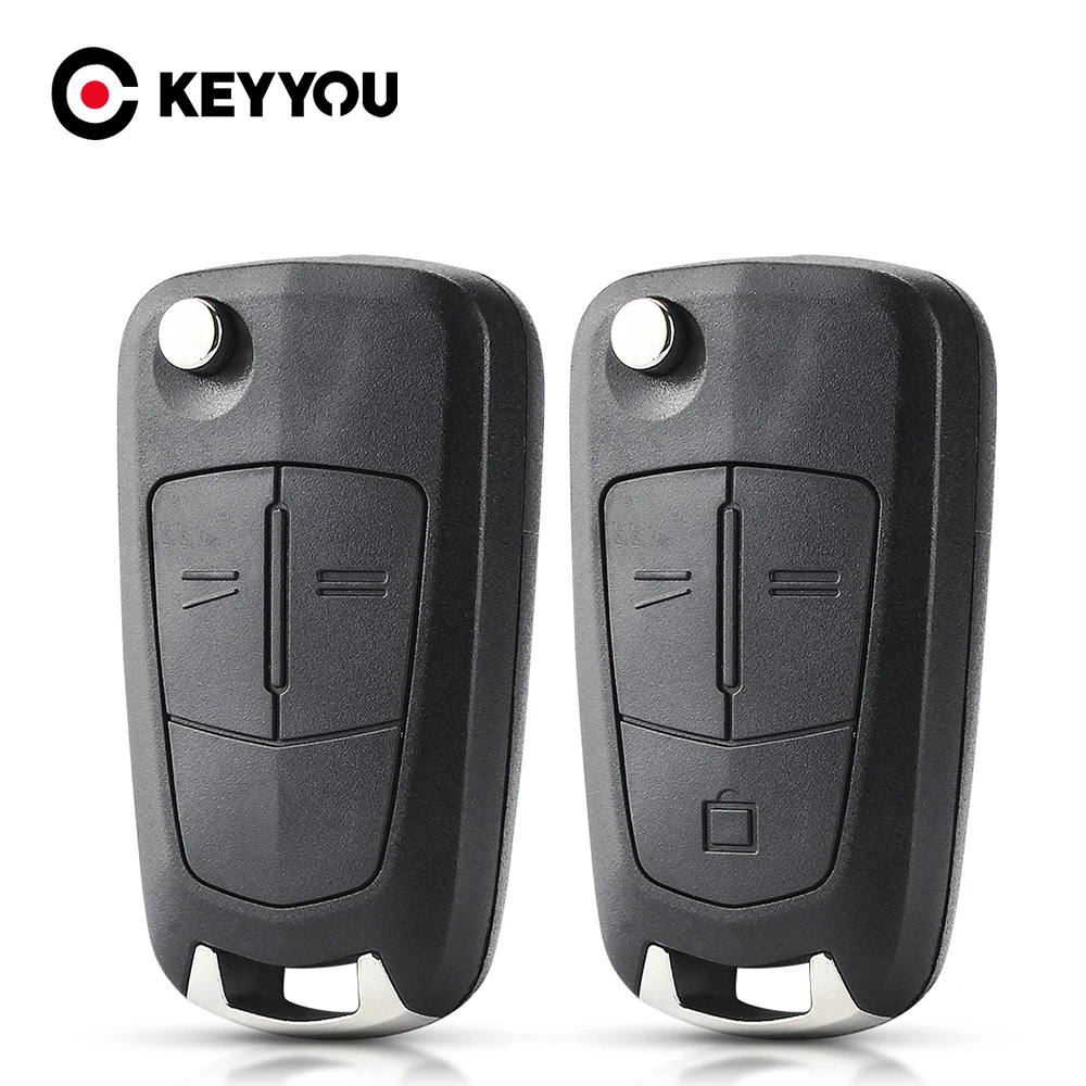 KEYYOU 1PCS Für Vauxhall Opel Astra H Corsa D Vectra C Zafira Astra Vectra Signum Klapp Auto Schlüssel Fall Image