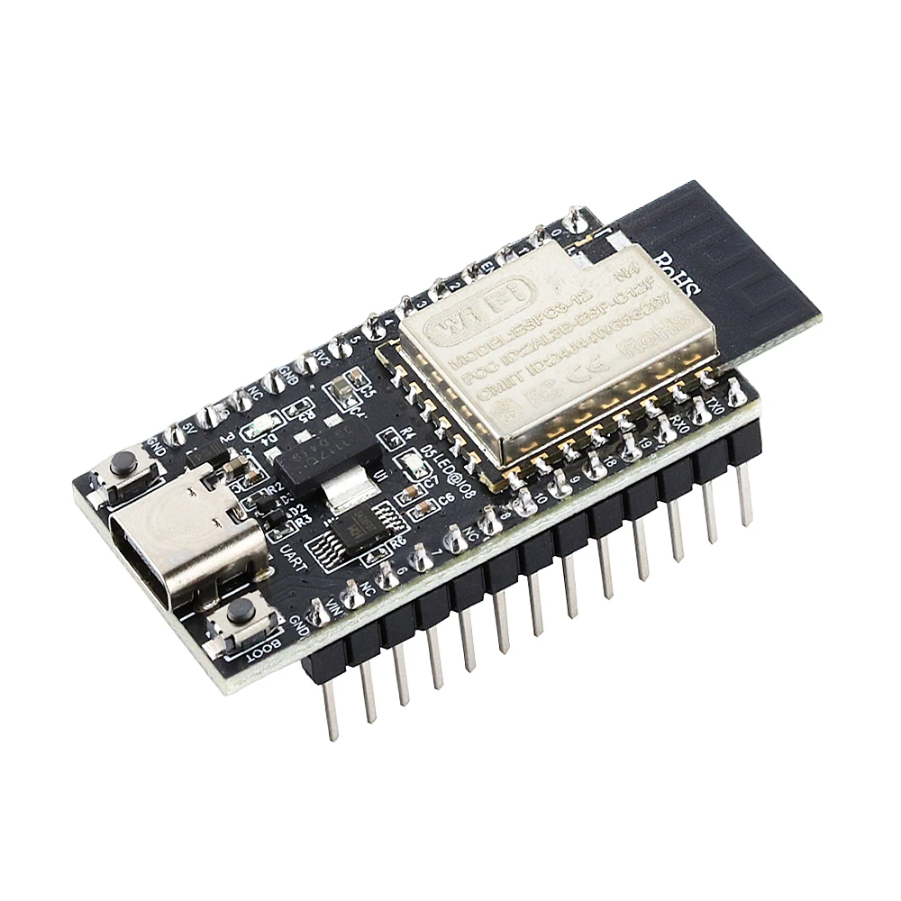 ESP32 C3 Entwicklungsboard WLAN BT Modul RISC-V 32-Bit Single-Core ESP32-C3 N4 4MB Flash 26PIN TYPE-C Gelötete Pins Image