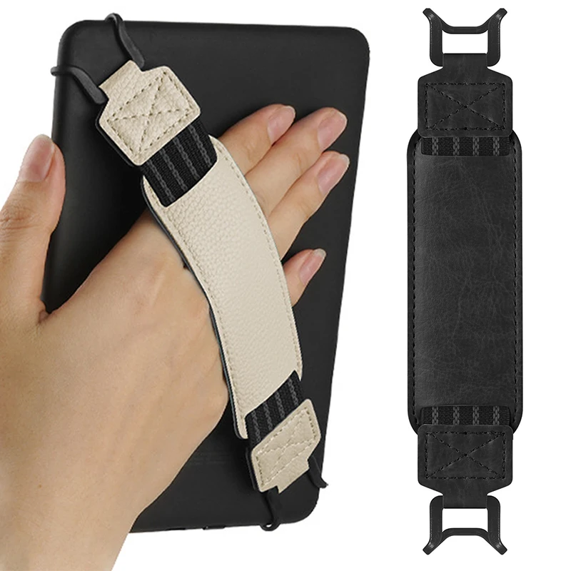 Leder Tablet Handschlaufe Elastische Anti Drop EReader Halter Universal Sicherheit 6-7 Zoll Tablets-Ständer Griff Grip Sichere Halten Image