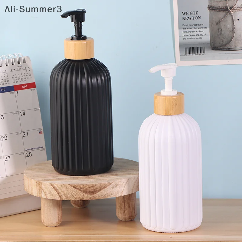 1PCS 500ml Seife Spender Mit Pumpe Nachfüllbare Shampoo Leere Flasche Küche Bad Hände Körper Waschen Lotion Container Image
