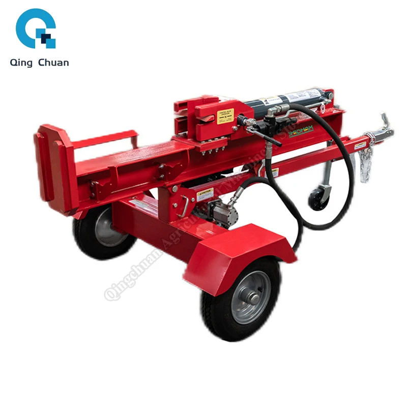 Hydraulische Holzspaltmaschine Garten Bauernhof Holzverarbeitung Rohholz Brennholz Spaltmaschine Holzspalter Image