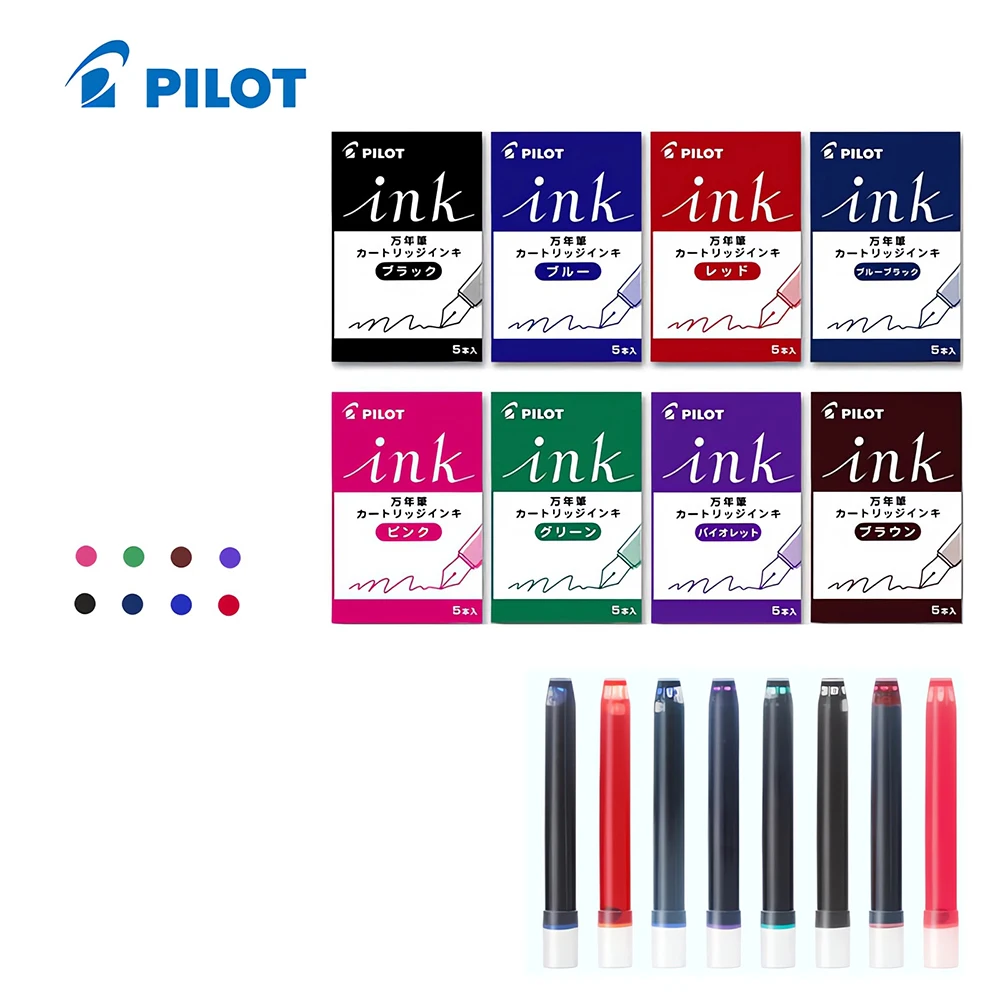 5 teile/schachtel Japan PILOT Farbe Tinte Kapsel IRF-5S Einweg Austauschbare Patrone für 78G/88G Brunnen Stift Student schreibwaren Image