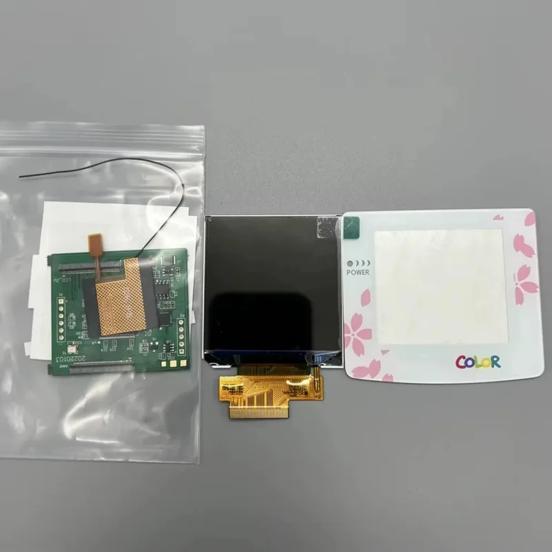 Originalgröße: Neuer 2,45 GBC IPS-LCD-Bildschirm mit hoher Helligkeit für Nintendo Gameboy Color GBC LCD. Kein Schnitt erforderlich Image