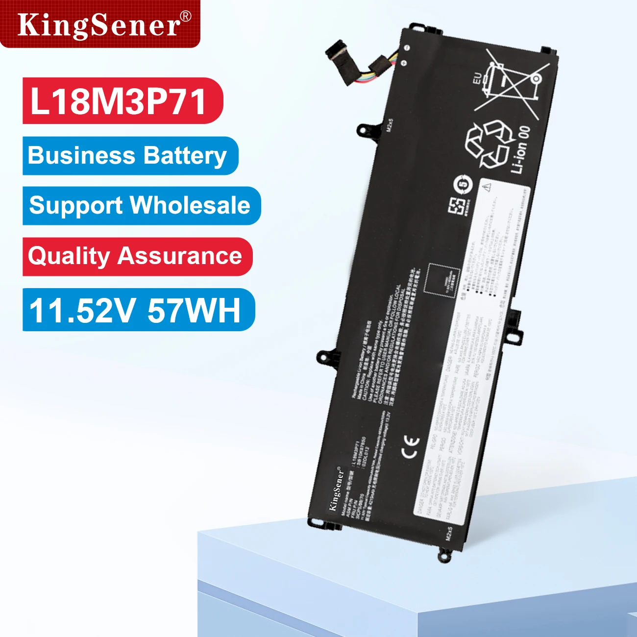 Kings ener l18m3p71 batterie für lenovo thinkpad t590 p53s thinkpad t15 p15s gen 1 2 series l18l3p71 l18s3p71 l20d3p71 tp00104c Image