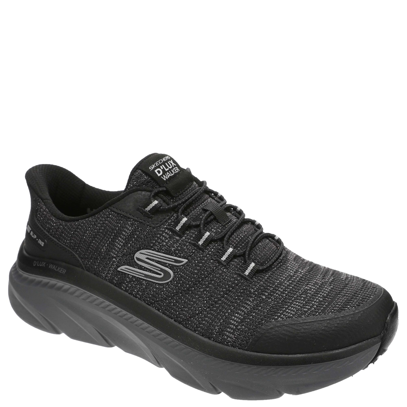 Skechers Sport D'Lux Walker-233244 - Mens 9 Black Sneaker Medium