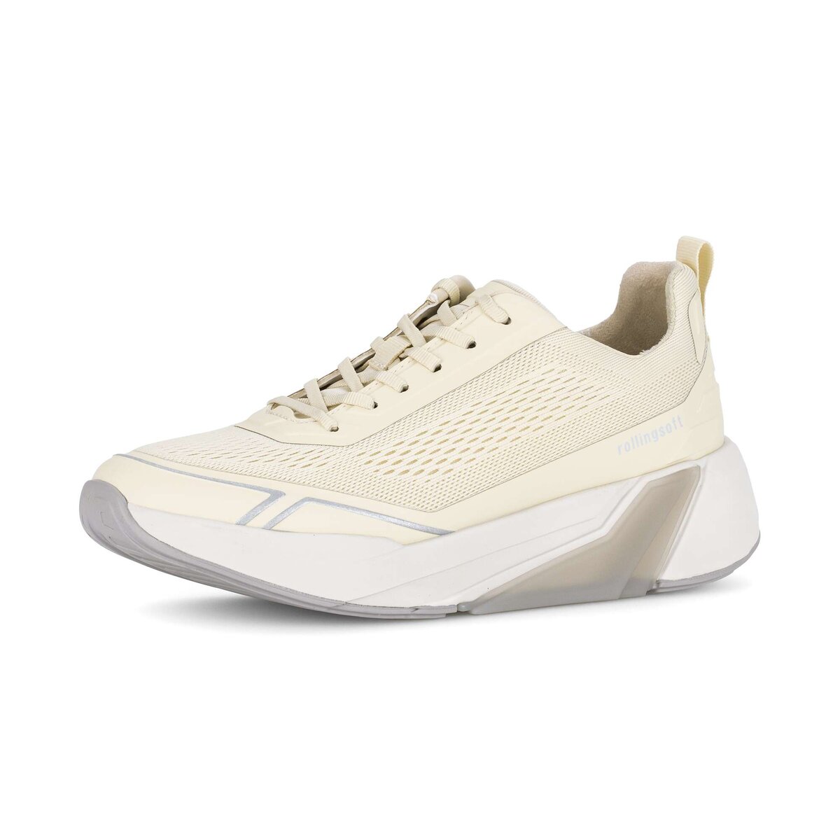 Sneaker GABOR "Sneaker low Textil", Damen, Gr. 35, beige, Schuhe Sneaker