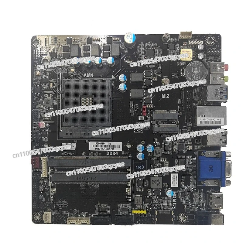 A300AM4-T15 ITX 17 * 17 Mini HTPC Integriertes Motherboard 2345 Leistung übertrifft A320 Unterstützt AM4 DDR4-Speicher Image