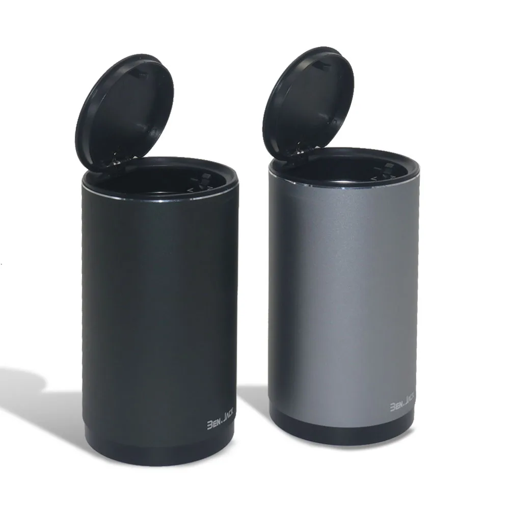 Auto Mülleimer Drücken Öffnen Anti Verschmutzung Müll Tasse Auto Dekoration Auto Aschenbecher 300 ml Auto Reinigung Automotive Innen Image