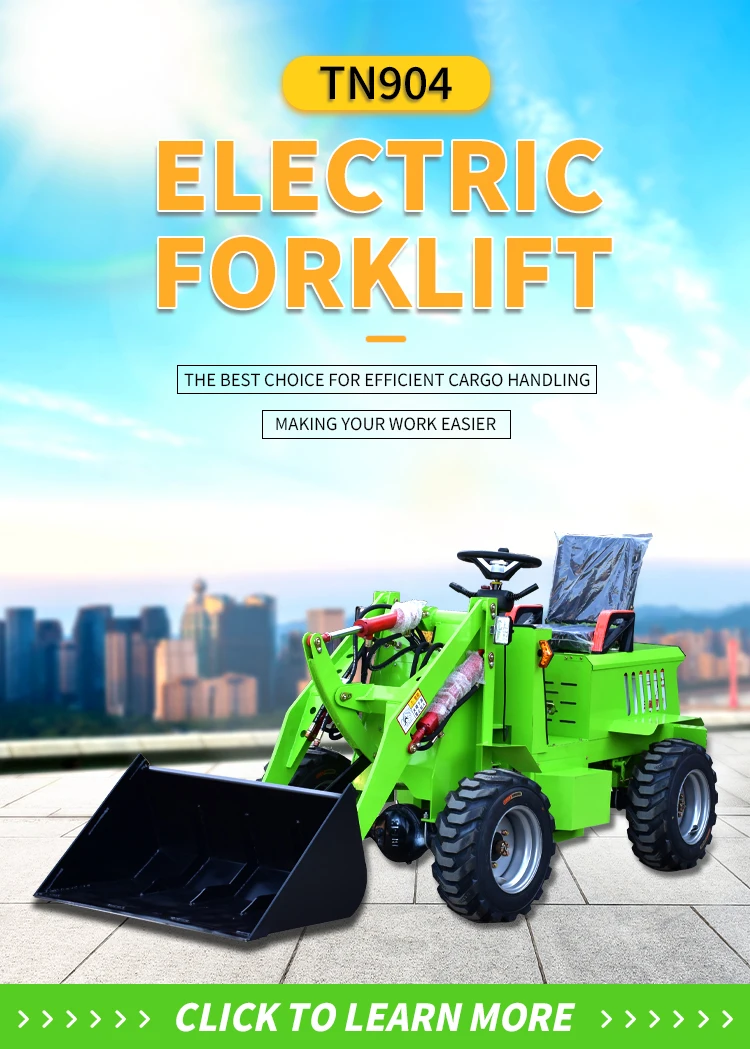 Mini-Kompaktlader, China-Hersteller, klein, 500 kg, 1 Tonne, schnelle Lieferung, Mini-Radlader zum Verkauf, Kompaktlader Image