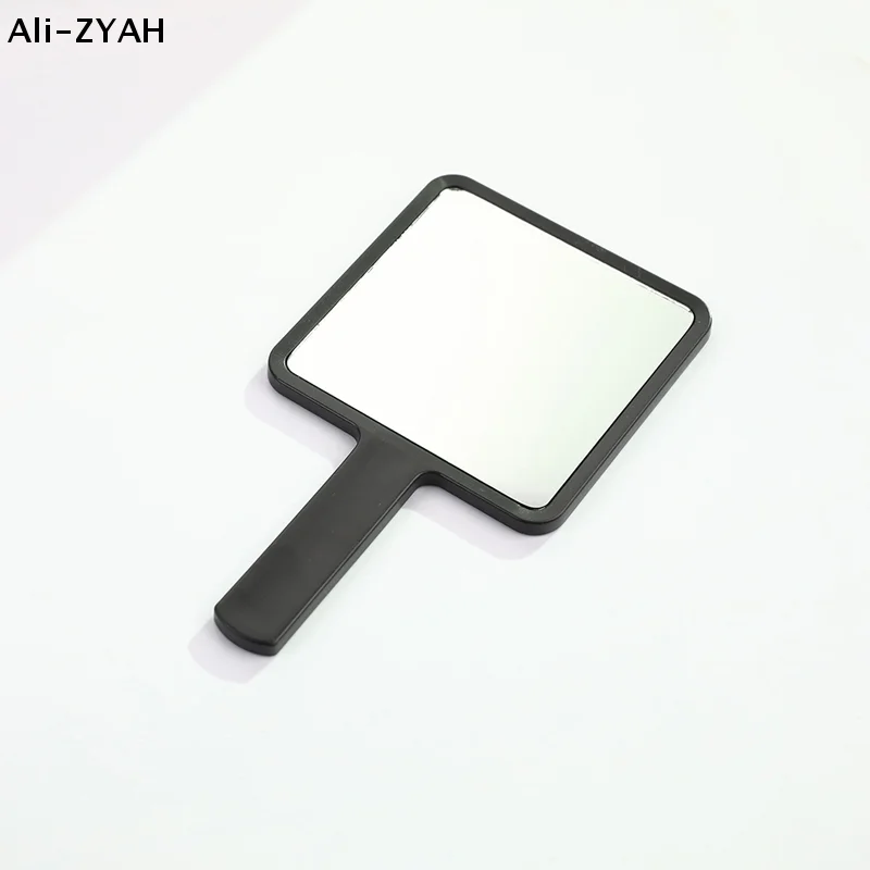 (YY)1 Stück 2025 Neuer Handspiegel Quadratischer Schminkspiegel Handgehaltener Kosmetikspiegel Handspiegel für Make-up