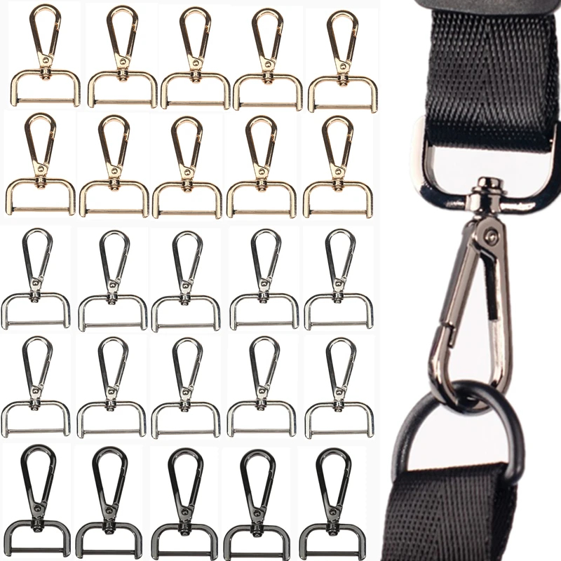 1pc Drehbare Hummer Leder Tasche Handtasche Geldbörse Schulter Gurt Gürtel Verschluss Clip Trigger Schnalle Schlüssel Ring Hund Kette kragen Snap Haken Image