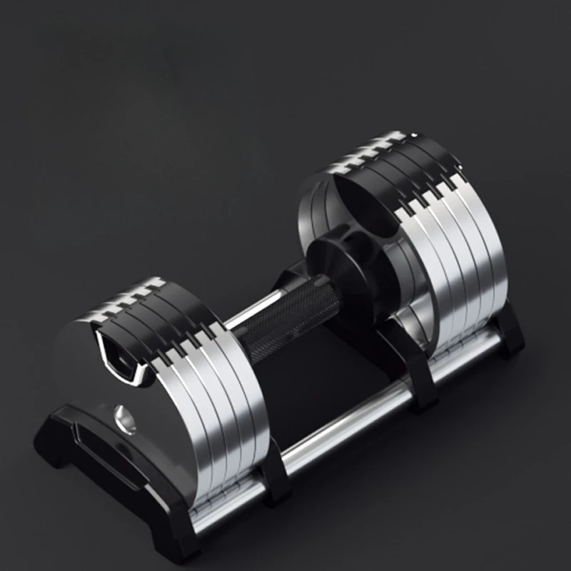 Verstellbares Hantelset 2 kg bis 80 lb für Krafttraining im Heim-Fitnessstudio, robustes Design mit Schnellwechselsystem ​ Image