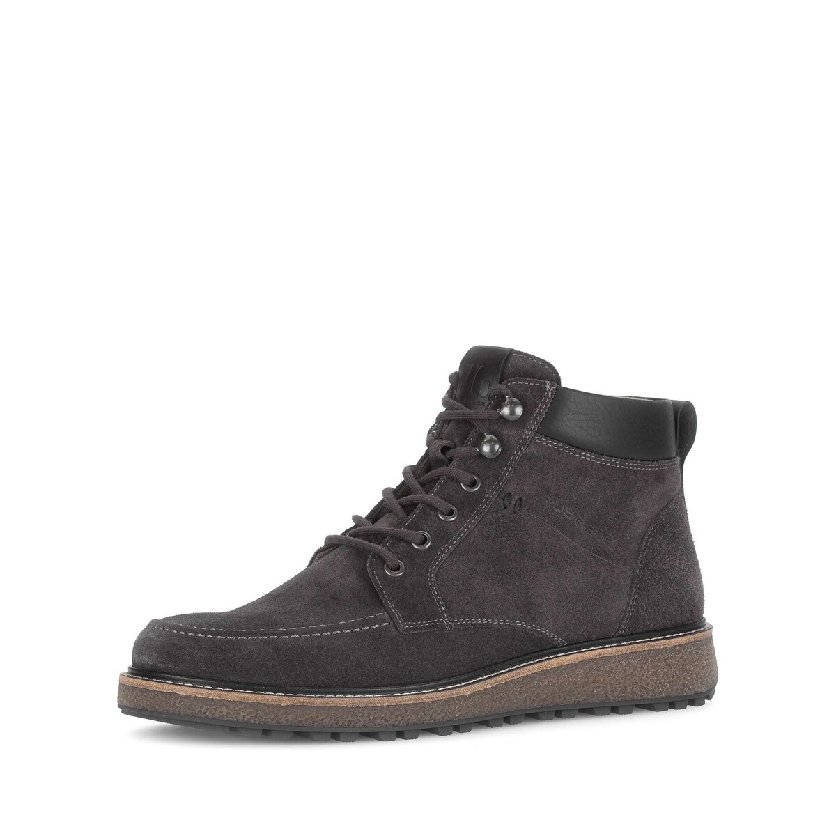 Stiefel GABOR "Gabor Boot Rauleder", Herren, Gr. 48,5, grau, Schuhe Stiefel