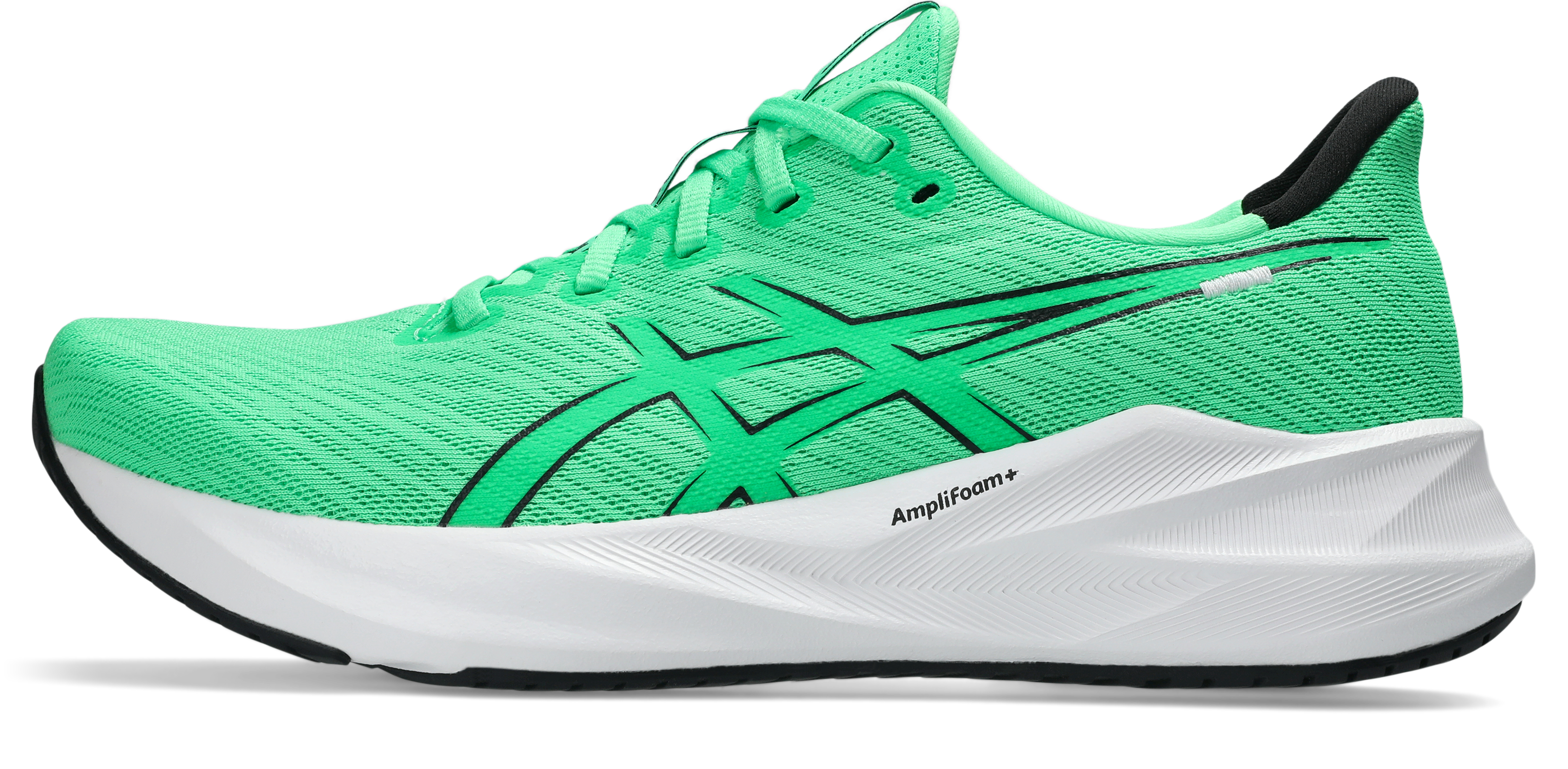 Laufschuh ASICS "VERSABLAST 4", Damen, Gr. 44, vital grün, schwarz, Synthetik, Schuhe Laufschuh