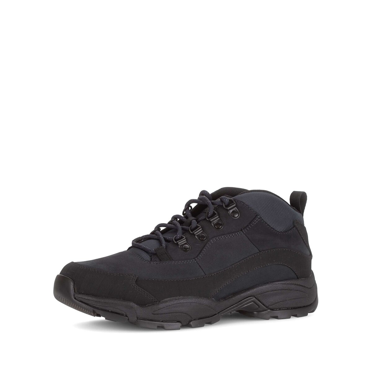 Sneaker GABOR "Gabor Sneaker low Rauleder", Damen, Gr. 47, blau, Schuhe Sneaker