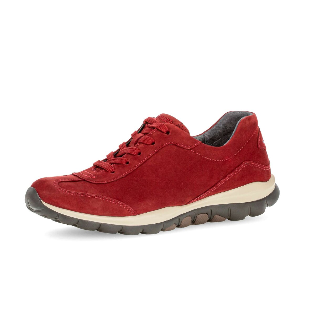 Sneaker GABOR "Sneaker low", Damen, Gr. 37,5, rot, Schuhe Sneaker