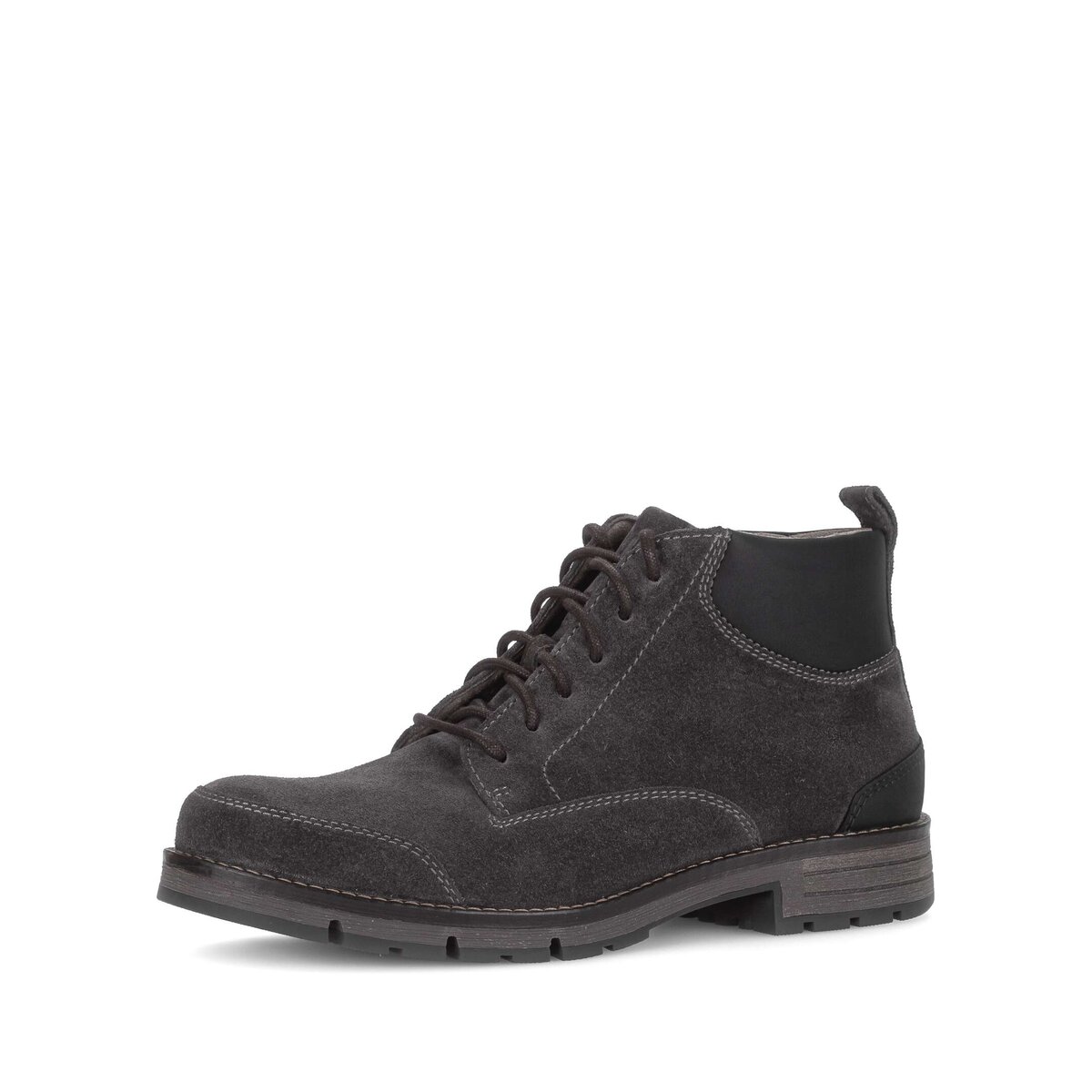 Stiefel GABOR "Gabor Boot Rauleder", Herren, Gr. 42, grau, Schuhe Stiefel