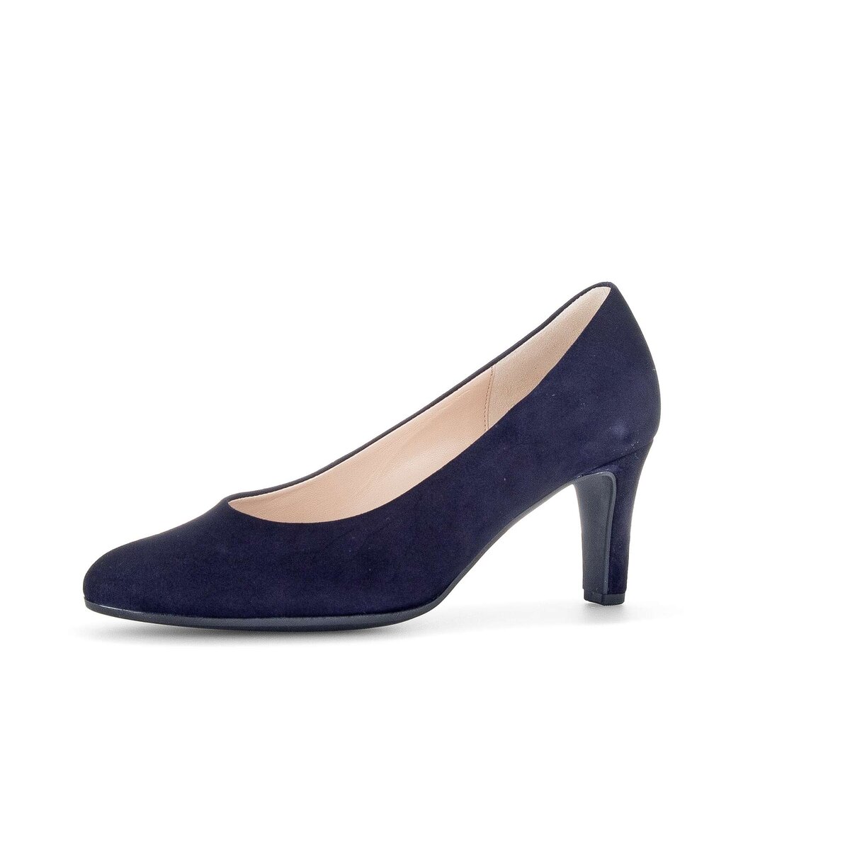 Pumps GABOR "Eleganter Pumps Rauleder", Damen, Gr. 40, blau, Schuhe Pumps