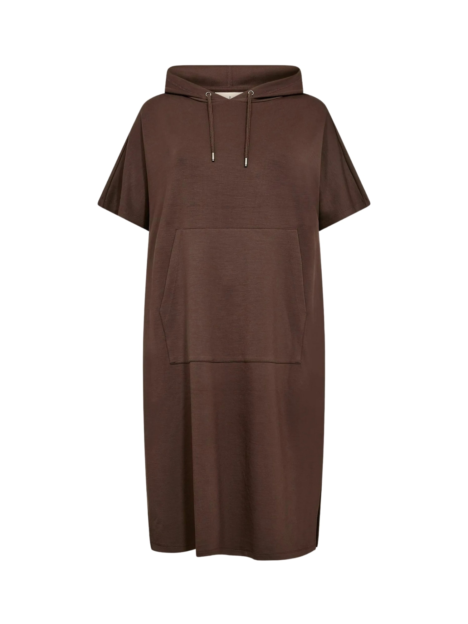 Jerseykleid WASABI CONCEPT "Wasabi Concept Dress WA-SABINA 45", Damen, Gr. M, Normalgrößen, 8694 hot fudge, Obermaterial: 48% Modal, 48% Polyester, 4% Elasthan, Kleider Jerseykleid