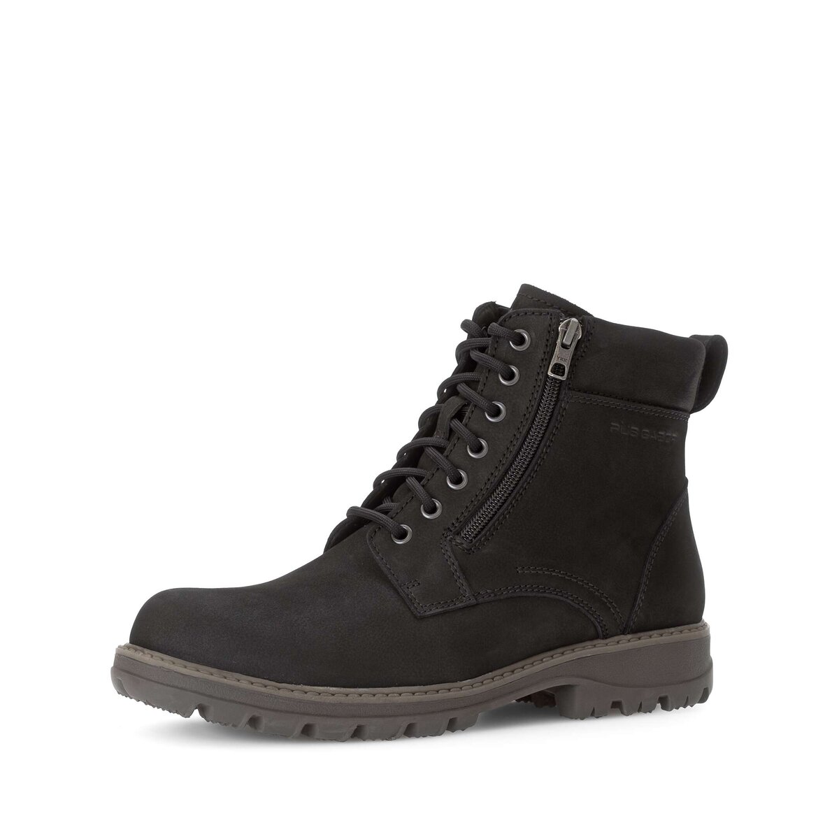 Stiefel GABOR "Gabor Boot Rauleder", Herren, Gr. 43, schwarz, Schuhe Stiefel