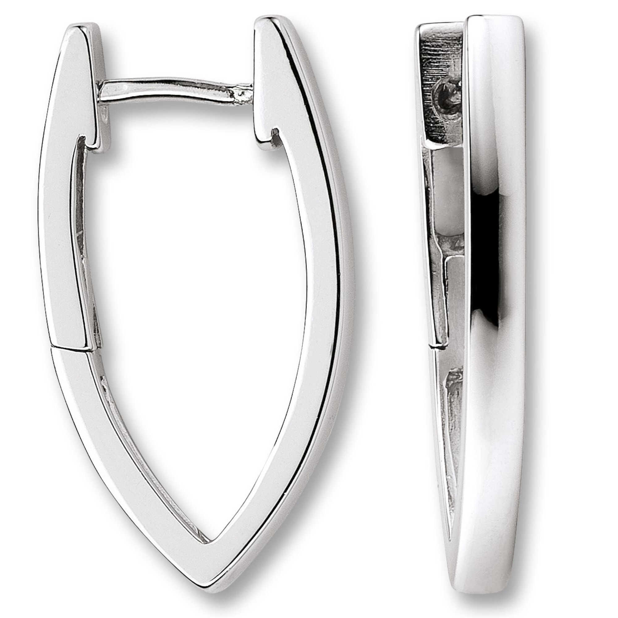 Paar Creolen ONE ELEMENT "Ohrringe Creolen aus 925 Silber", silber, Ohrringe, Damen, Damen, Silber 925 (Sterlingsilber), Harmonisch gestaltet – ruhiges Design mit feinem Ausdruck