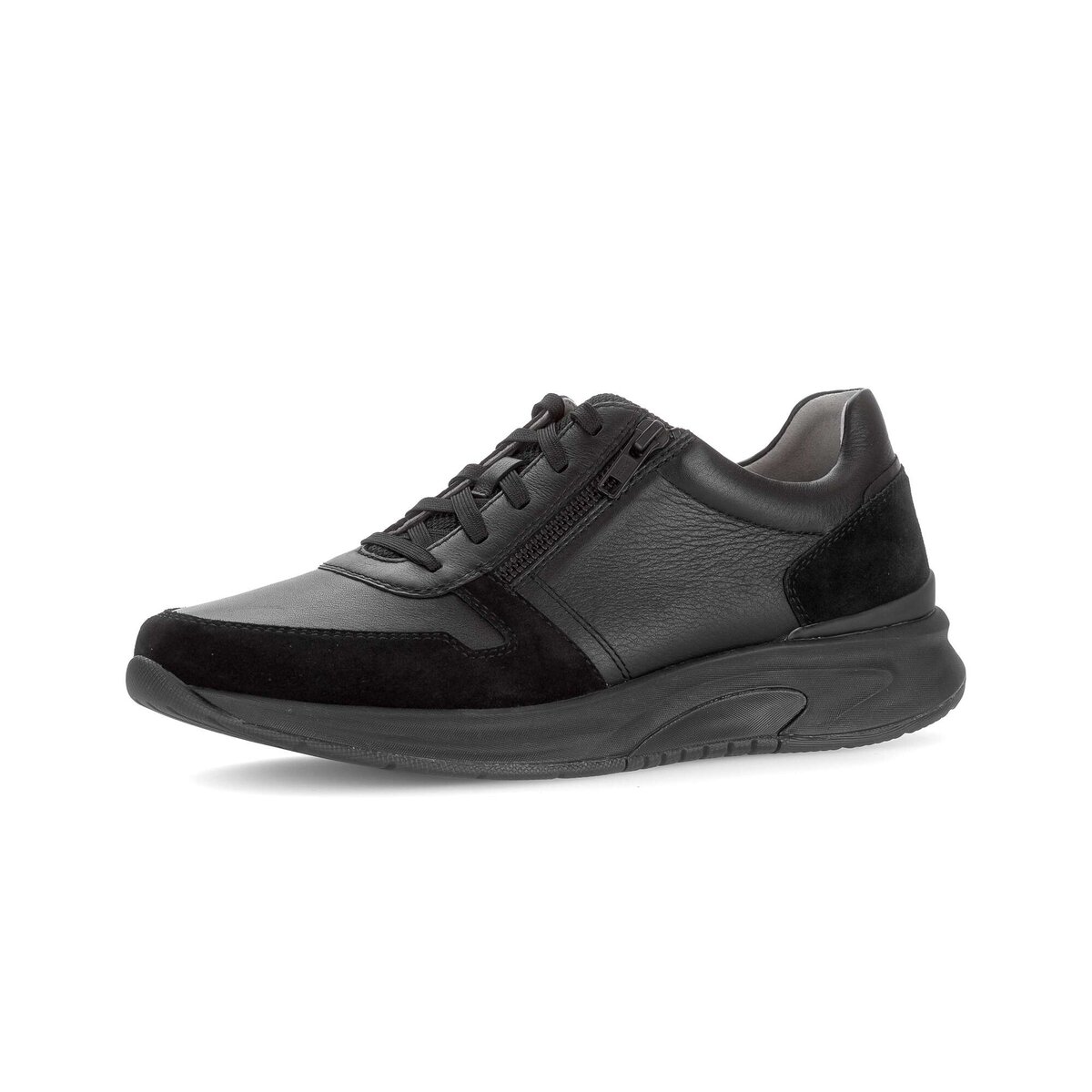 Sneaker GABOR "Sneaker low", Herren, Gr. 46, schwarz, Schuhe Sneaker