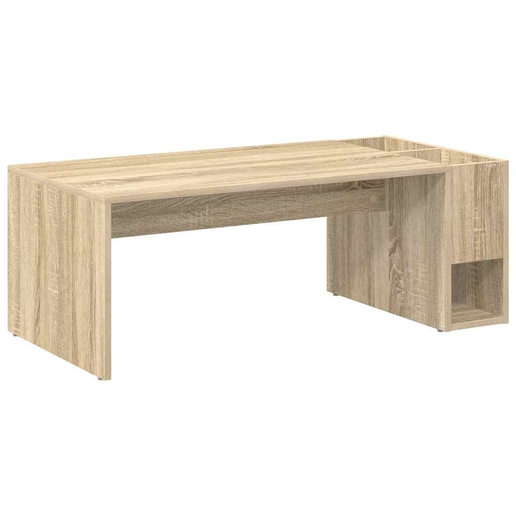 vidaXL Couchtisch Sonoma-Eiche 101,5 x 50 x 37 cm Holzwerkstoff Image