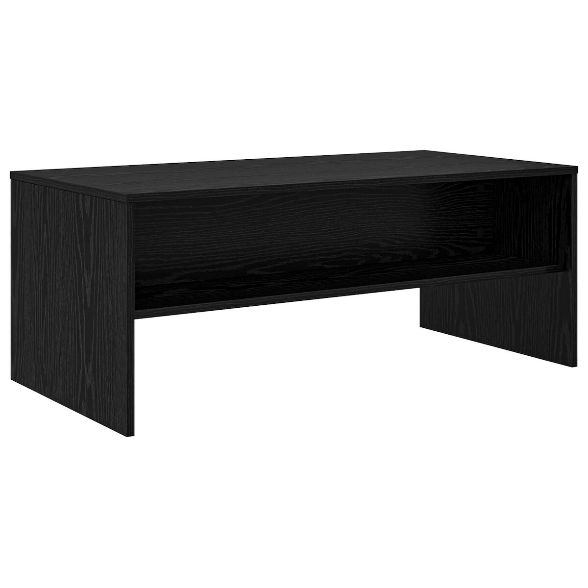 vidaXL Couchtisch Schwarz Eichen-Optik 100 x 50 x 40 cm Holzwerkstoff Image