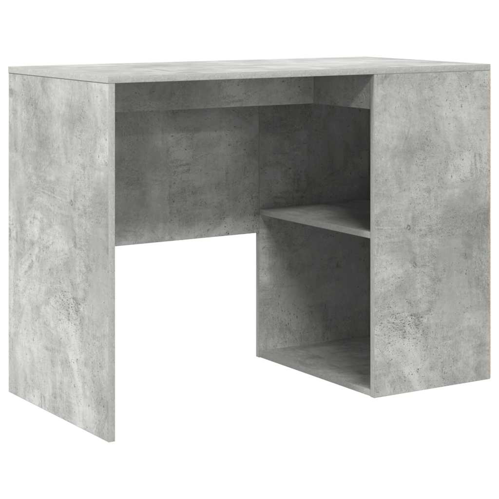 vidaXL Schreibtisch Beton Grau 102 x 50 x 75 cm Holzwerkstoff Image