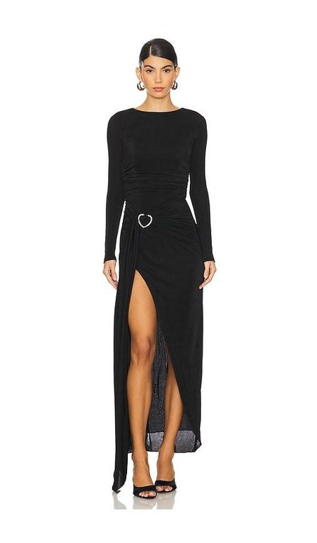 Camryn Maxi Dress - Black - superdown Dresses