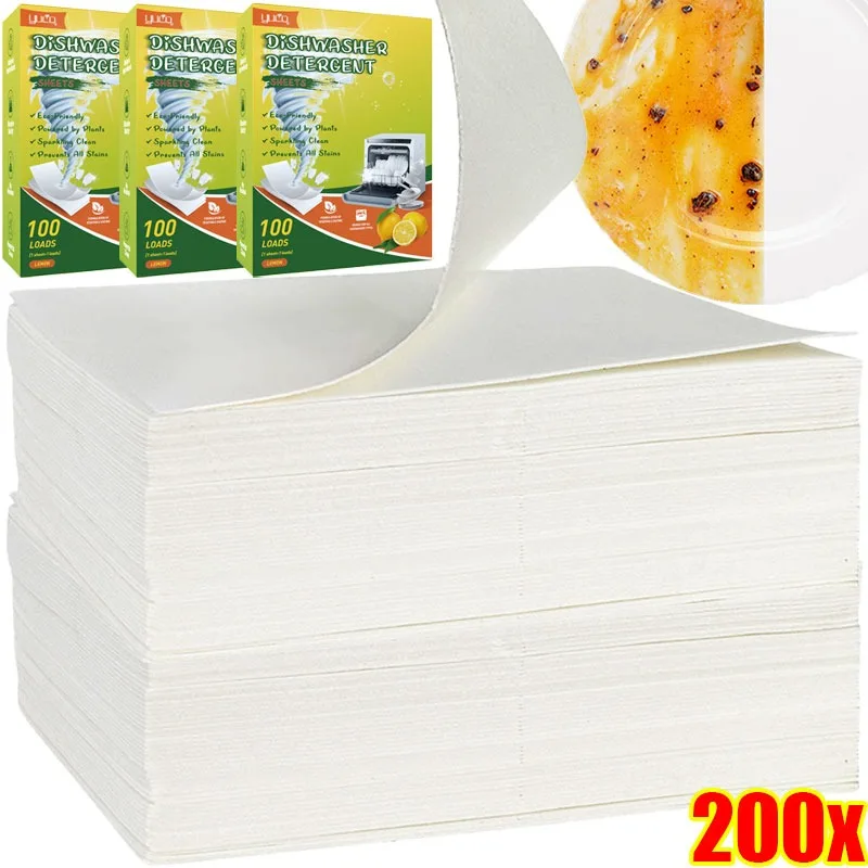 Comprimés de détergent tout-en-un pour lave-vaisselle, désodorisant multi-action pour taches de plantes, rinçage rapide, ustensiles de vaisselle quotidiens, fourniture de nettoyage