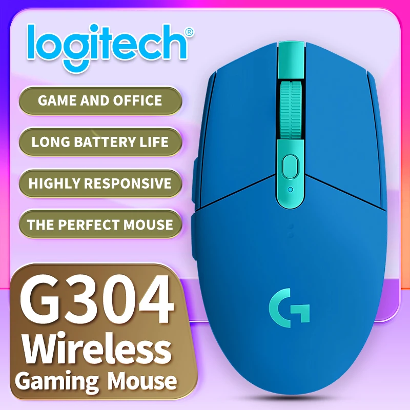 Logitech Original MouseG304 professionelle Gaming-Maus, ultraempfindliche Büromaus, geeignet für Laptops und Desktop-Computer Image