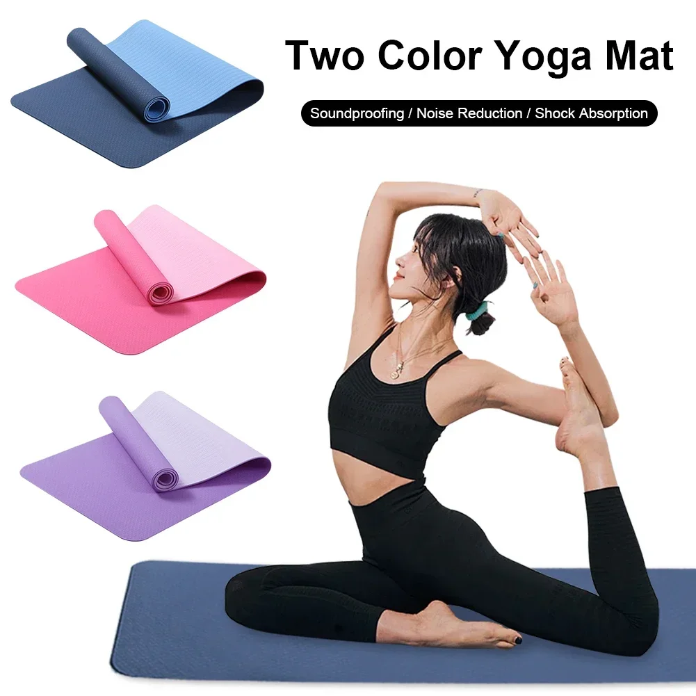 Anti-slip Yoga Mat 183x61x0.6cm Anti-skid Sports Fitness Mat Anti-slip Sport Fitness Mat Blanket Home Fitness Equipment
