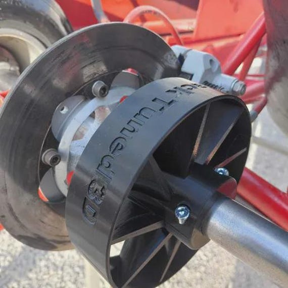 Ventola di raffreddamento dei freni per kart da 50,00 mm