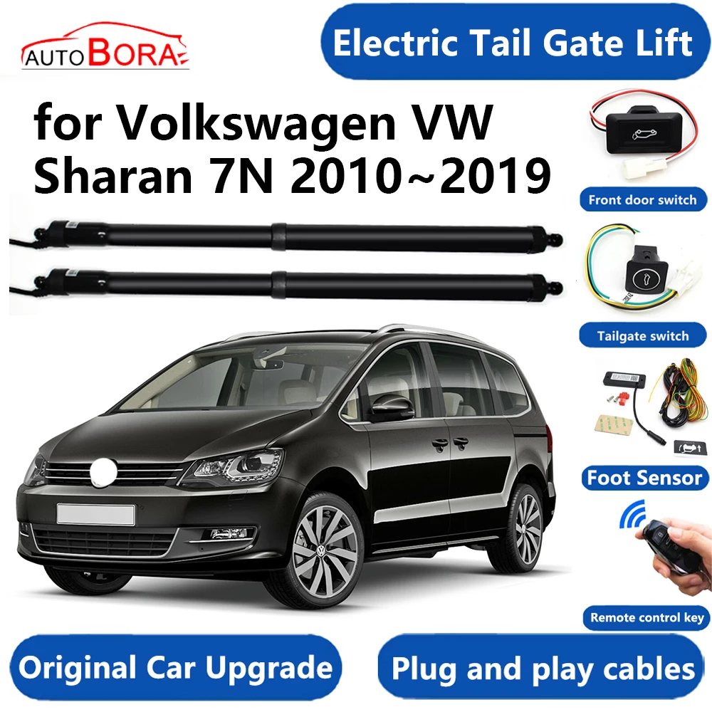 Auto Elektrische Heckklappe Lift System Power Heckklappe Kit Auto Automatische Heckklappe Opener für Volkswagen VW Sharan 7N 2010 ~ 2019 Image