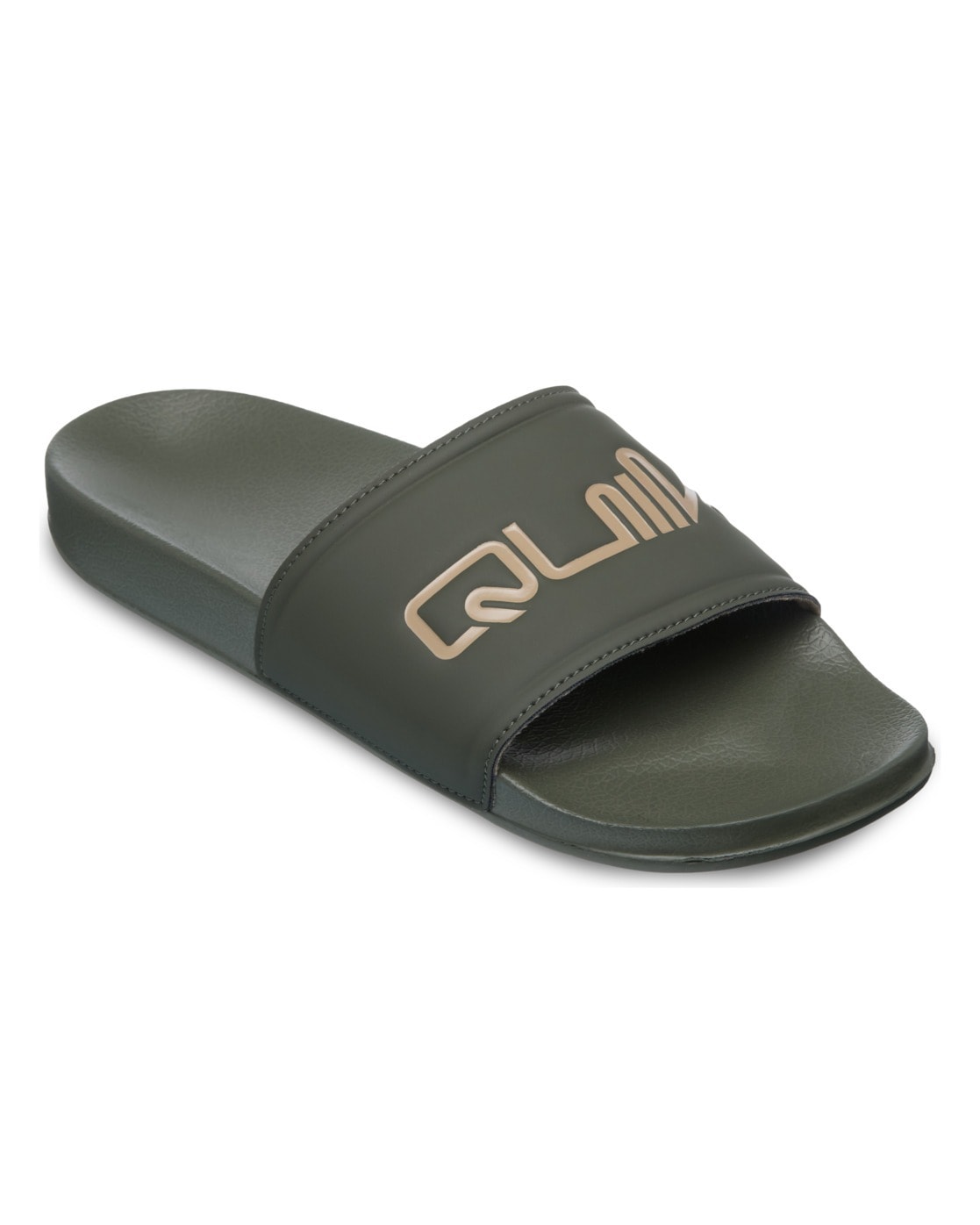 Sandale QUIKSILVER "Sessions Slide", Herren, Gr. 9(42), braun, Obermaterial:Obermaterial: 100% PU, Futter: 100% Textil, Laufsohle: 100% EVA;, Schuhe Sandale