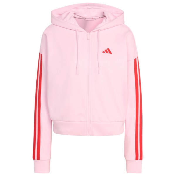 adidas - Women's 3-Stripes French Terry Full Zip Hoodie - Sweat- & Trainingsjacke Gr XXL rosa