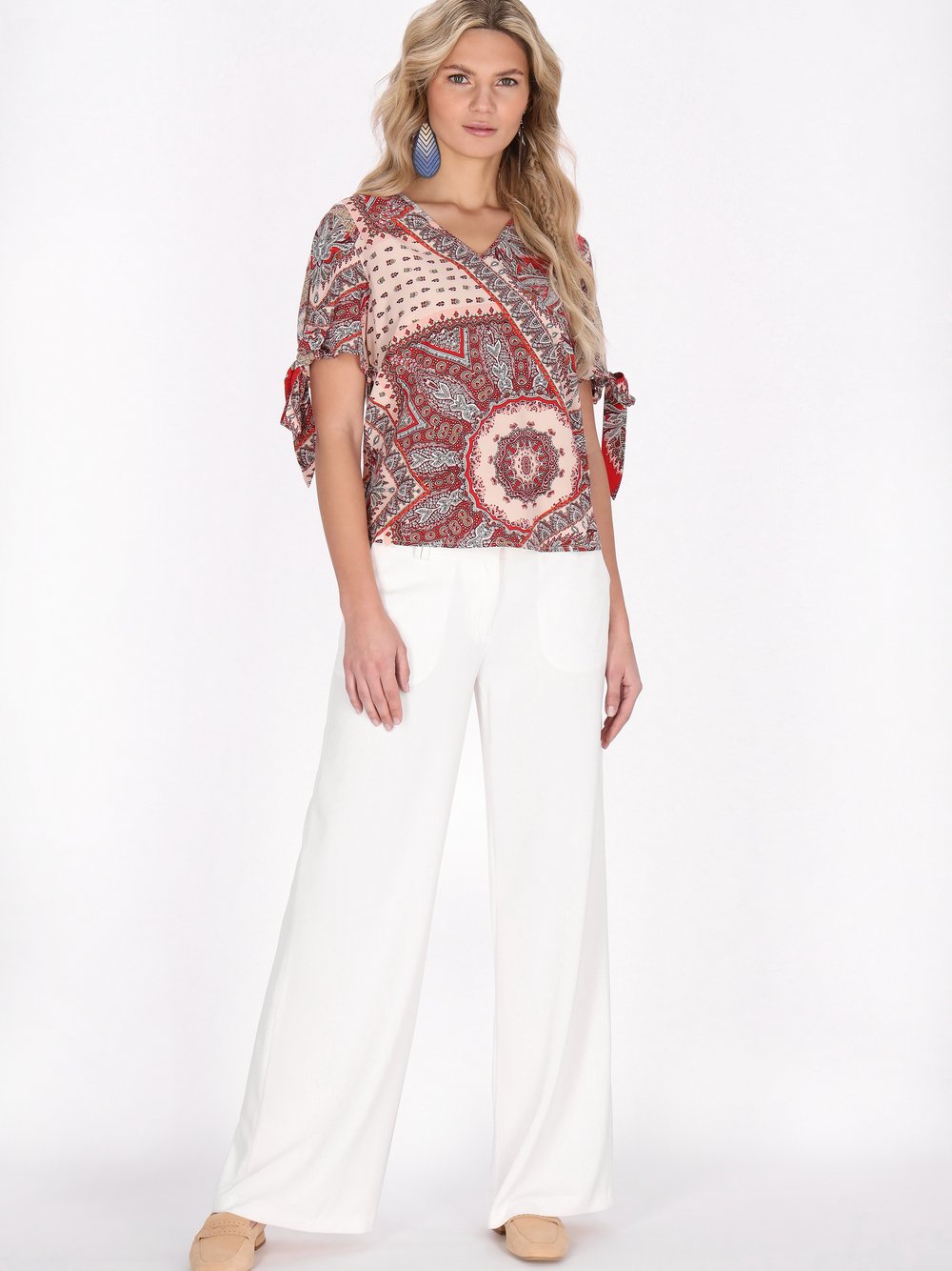 Usha Bluse Damen rot, L Image