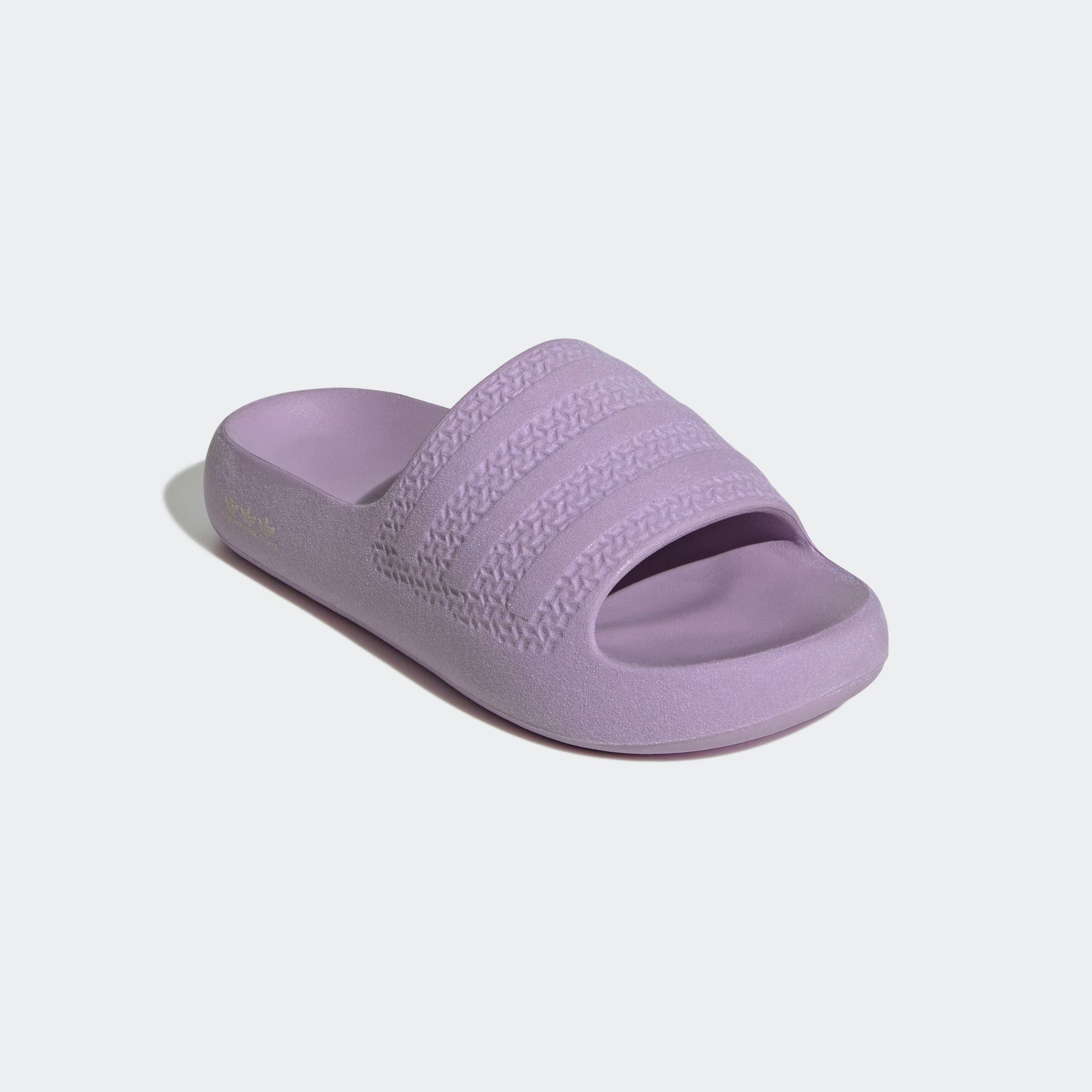 Badesandale ADIDAS ORIGINALS "ADILETTE AYOON BADESCHLAPPEN", Damen, Gr. 39, powder plum, powder plum, cream weiß, Synthetik, Schuhe, Badelatschen