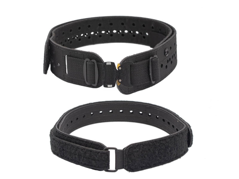 Wilder Tactical Charlie Lightweight Belt Fm Cobra Curved Inner Black XS-LG 26-40 HMGBBRBK05