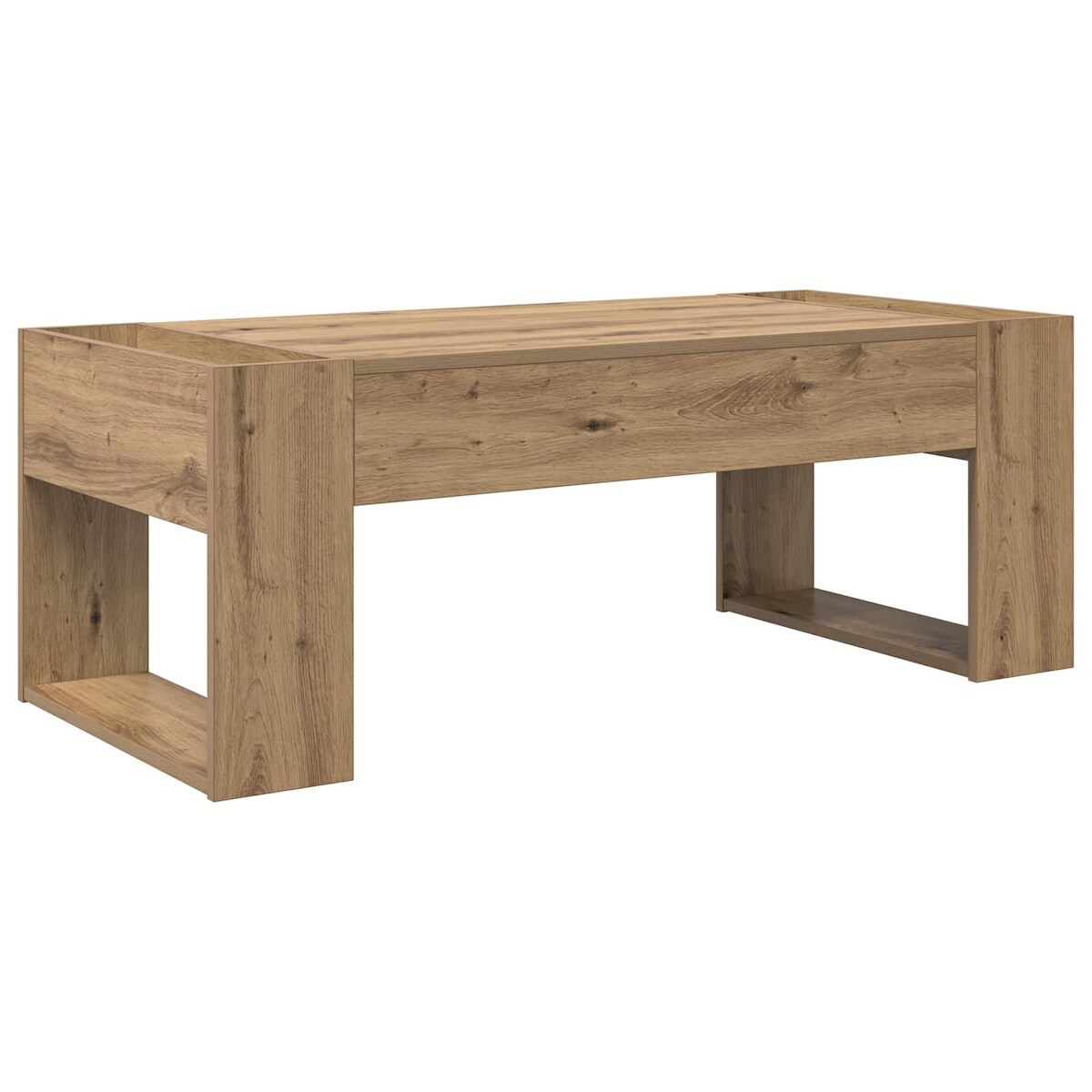 vidaXL Couchtisch Artisan-Eiche 110 x 50 x 41 cm Holzwerkstoff Image