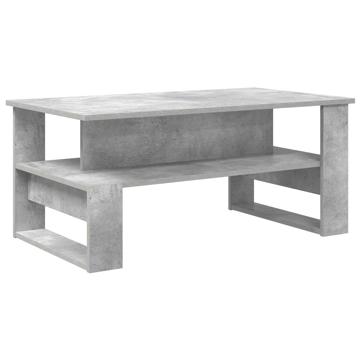 vidaXL Couchtisch Beton Grau 90 x 50 x 40 cm Holzwerkstoff Image