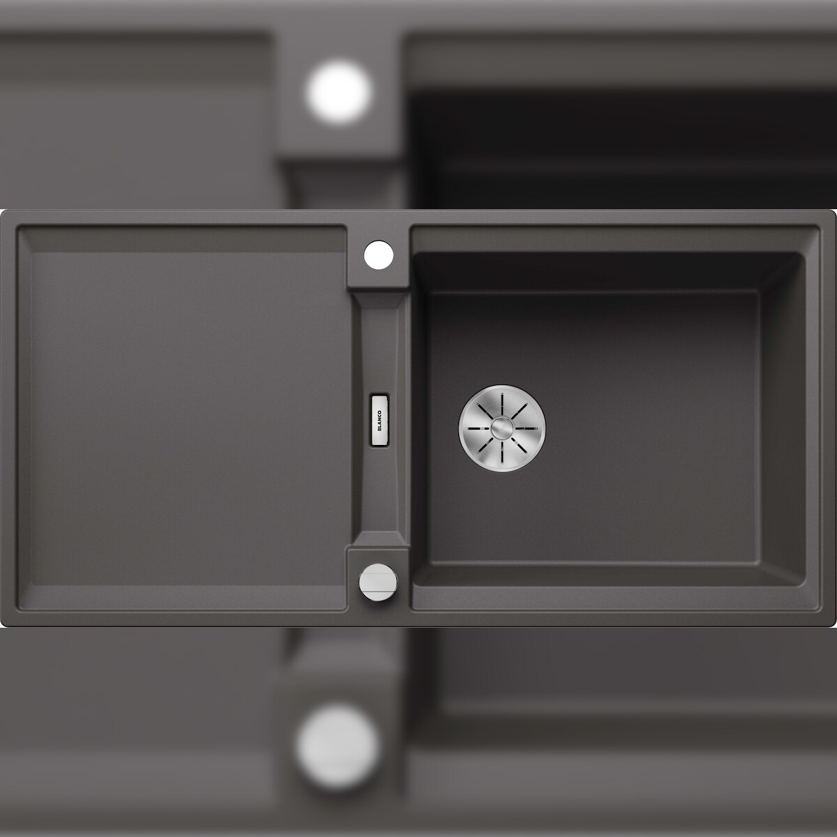 BLANCO GmbH + Co KG BLANCO ADIRA XL 6 S-F Einbauspüle SILGRANIT felsgrau ab 60 cm Excenter Image