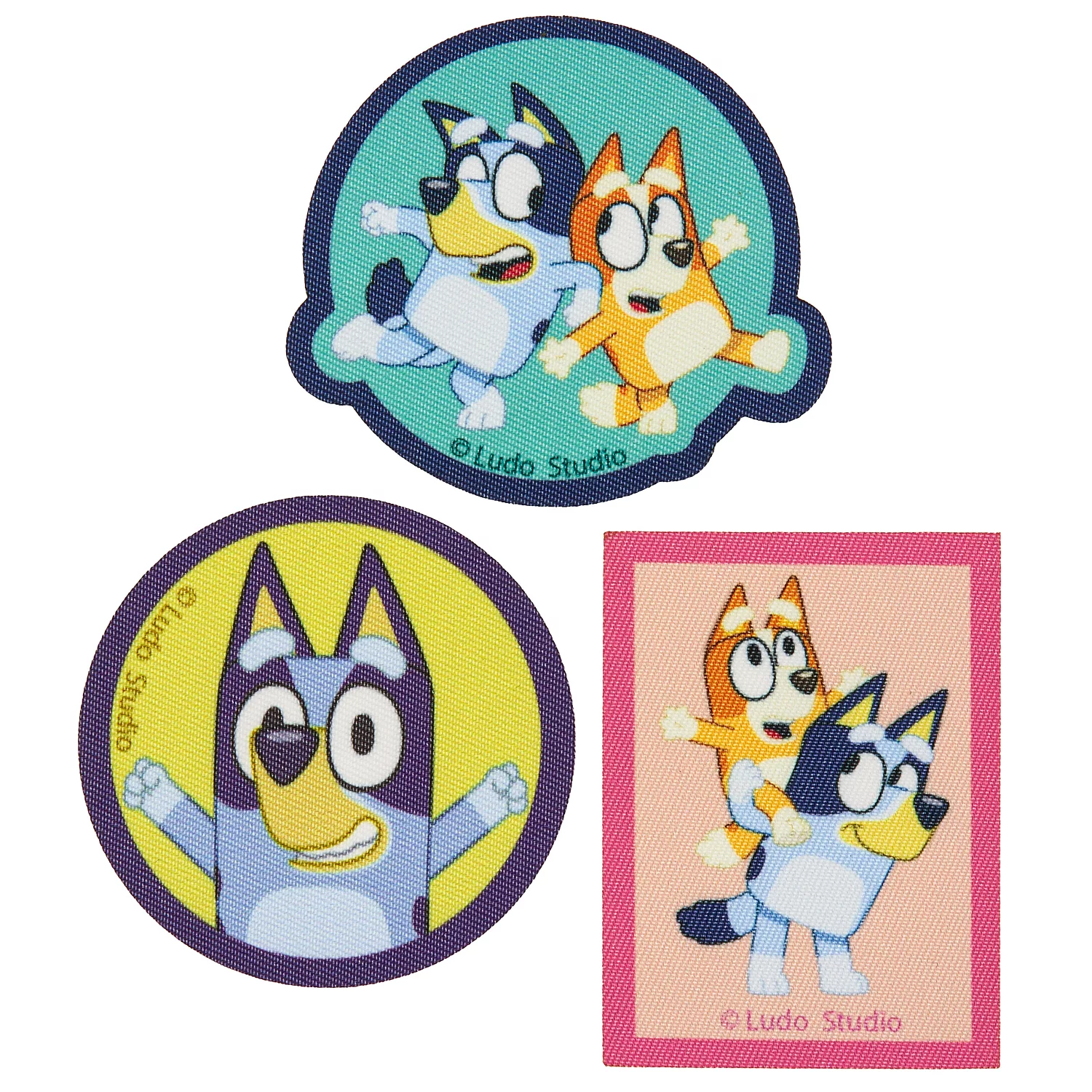 CMM Applikationen Bluey, Größe: 5,2–7 cm, Inhalt: 3 Stück