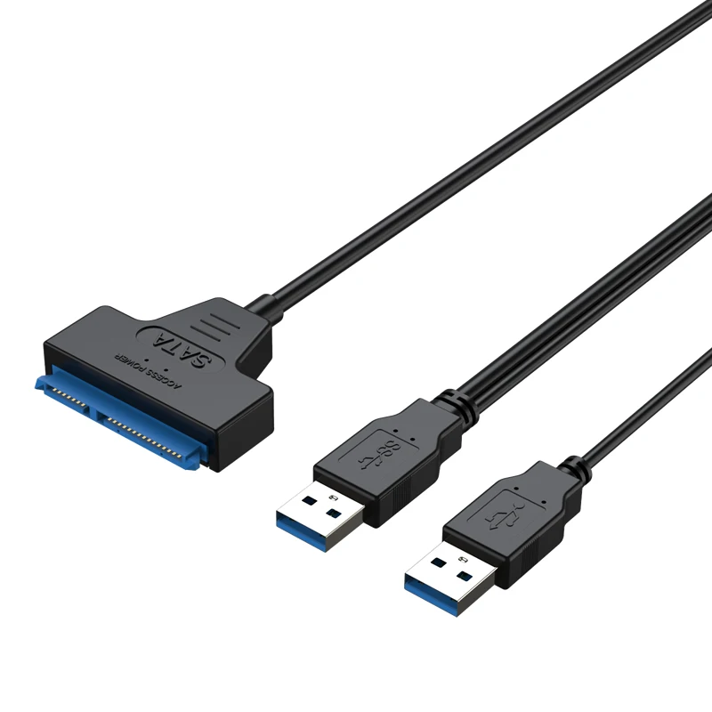 SATA-zu-USB 3.0/2.0-Kabel bis zu 6 Gbit/s für 2,5-Zoll-externe HDD SSD-Festplatte SATA 3 22-poliger Adapter USB 3.0 auf Sata III-Kabel Image