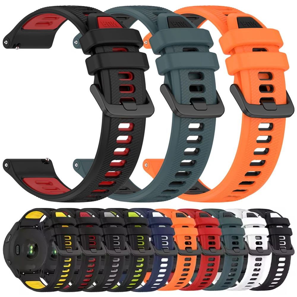 22 mm Silikonarmband für Zeblaze Vibe 8/7/7Pro Armband für Zeblaze Stratos 4 3 2Ultra/Beyond 2 3 Pro/Ares 3 Pro Sportarmband Image